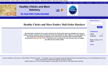 Tablet Screenshot of healthychicksandmore.com